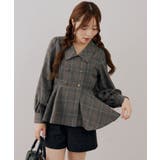 金ボタンペプラムブラウス | NICE CLAUP / OLIVE des OLIVE OUTLET | 詳細画像31