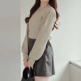【6色展開】大人気リバイバル！配色メローパワショルリブニット | RMAF　NICE CLAUP / OLIVE des OLIVE | 詳細画像21 