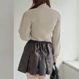 【6色展開】大人気リバイバル！配色メローパワショルリブニット | RMAF　NICE CLAUP / OLIVE des OLIVE | 詳細画像22 
