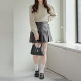 【6色展開】大人気リバイバル！配色メローパワショルリブニット | RMAF　NICE CLAUP / OLIVE des OLIVE | 詳細画像23 