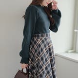 【6色展開】大人気リバイバル！配色メローパワショルリブニット | RMAF　NICE CLAUP / OLIVE des OLIVE | 詳細画像31 