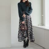 【6色展開】大人気リバイバル！配色メローパワショルリブニット | RMAF　NICE CLAUP / OLIVE des OLIVE | 詳細画像36 