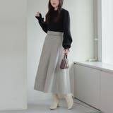 【6色展開】大人気リバイバル！配色メローパワショルリブニット | RMAF　NICE CLAUP / OLIVE des OLIVE | 詳細画像42 