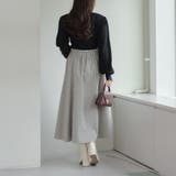 【6色展開】大人気リバイバル！配色メローパワショルリブニット | RMAF　NICE CLAUP / OLIVE des OLIVE | 詳細画像45 