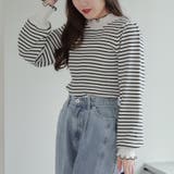 【6色展開】大人気リバイバル！配色メローパワショルリブニット | RMAF　NICE CLAUP / OLIVE des OLIVE | 詳細画像47 