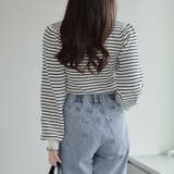 【6色展開】大人気リバイバル！配色メローパワショルリブニット | RMAF　NICE CLAUP / OLIVE des OLIVE | 詳細画像49 