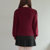 【6色展開】大人気リバイバル！配色メローパワショルリブニット | RMAF　NICE CLAUP / OLIVE des OLIVE | 詳細画像57 