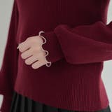 【6色展開】大人気リバイバル！配色メローパワショルリブニット | RMAF　NICE CLAUP / OLIVE des OLIVE | 詳細画像59 