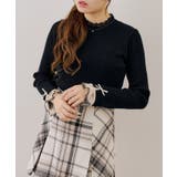 レース付リブプルオーバー | NICE CLAUP / OLIVE des OLIVE　OUTLET | 詳細画像12 