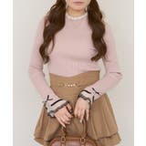 レース付リブプルオーバー | NICE CLAUP / OLIVE des OLIVE　OUTLET | 詳細画像23 