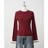 レース付リブプルオーバー | NICE CLAUP / OLIVE des OLIVE　OUTLET | 詳細画像30 