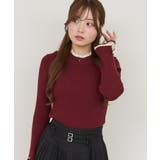 レース付リブプルオーバー | NICE CLAUP / OLIVE des OLIVE　OUTLET | 詳細画像38 