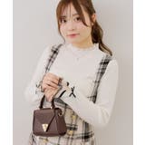 アイボリー | レース付リブプルオーバー | NICE CLAUP / OLIVE des OLIVE　OUTLET
