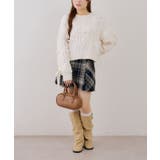 ベロアモールオーガンリボン付プルオーバー | NICE CLAUP / OLIVE des OLIVE　OUTLET | 詳細画像13 