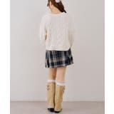 ベロアモールオーガンリボン付プルオーバー | NICE CLAUP / OLIVE des OLIVE　OUTLET | 詳細画像16 