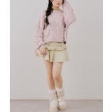 ベロアモールオーガンリボン付プルオーバー | NICE CLAUP / OLIVE des OLIVE　OUTLET | 詳細画像5 