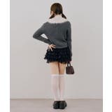 ティペット付金釦ケーブルカーディガン | NICE CLAUP / OLIVE des OLIVE OUTLET | 詳細画像22