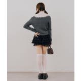 ティペット付金釦ケーブルカーディガン | NICE CLAUP / OLIVE des OLIVE OUTLET | 詳細画像27