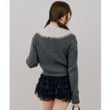 ティペット付金釦ケーブルカーディガン | NICE CLAUP / OLIVE des OLIVE OUTLET | 詳細画像32