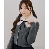 ティペット付金釦ケーブルカーディガン | NICE CLAUP / OLIVE des OLIVE OUTLET | 詳細画像34