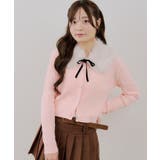 ティペット付金釦ケーブルカーディガン | NICE CLAUP / OLIVE des OLIVE OUTLET | 詳細画像56