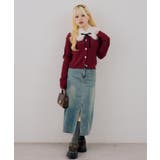 ティペット付金釦ケーブルカーディガン | NICE CLAUP / OLIVE des OLIVE OUTLET | 詳細画像64