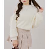 アイボリー | フェザーショルダーチュールプルオーバー | NICE CLAUP / OLIVE des OLIVE OUTLET