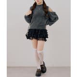 フェザーショルダーチュールプルオーバー | NICE CLAUP / OLIVE des OLIVE OUTLET | 詳細画像23