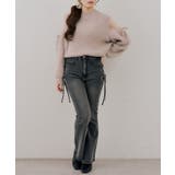 フェザーショルダーチュールプルオーバー | NICE CLAUP / OLIVE des OLIVE OUTLET | 詳細画像17