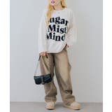 ベロアモールBIGロゴプルオーバー | NICE CLAUP / OLIVE des OLIVE OUTLET | 詳細画像2
