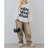 ベロアモールBIGロゴプルオーバー | NICE CLAUP / OLIVE des OLIVE OUTLET | 詳細画像4