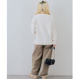 ベロアモールBIGロゴプルオーバー | NICE CLAUP / OLIVE des OLIVE OUTLET | 詳細画像6