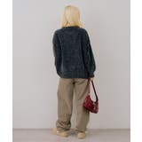 ベロアモールBIGロゴプルオーバー | NICE CLAUP / OLIVE des OLIVE OUTLET | 詳細画像21