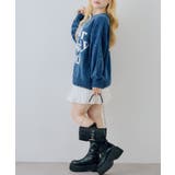 ベロアモールBIGロゴプルオーバー | NICE CLAUP / OLIVE des OLIVE OUTLET | 詳細画像10