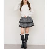 ラメフェザーゴールドボタンカーディガン | NICE CLAUP / OLIVE des OLIVE OUTLET | 詳細画像2