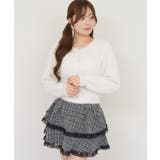 ラメフェザーゴールドボタンカーディガン | NICE CLAUP / OLIVE des OLIVE OUTLET | 詳細画像9
