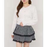 ラメフェザーゴールドボタンカーディガン | NICE CLAUP / OLIVE des OLIVE OUTLET | 詳細画像12