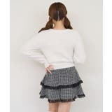 ラメフェザーゴールドボタンカーディガン | NICE CLAUP / OLIVE des OLIVE OUTLET | 詳細画像13