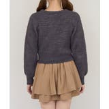 ラメフェザーゴールドボタンカーディガン | NICE CLAUP / OLIVE des OLIVE OUTLET | 詳細画像15
