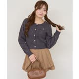 ラメフェザーゴールドボタンカーディガン | NICE CLAUP / OLIVE des OLIVE OUTLET | 詳細画像28