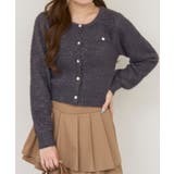 ラメフェザーゴールドボタンカーディガン | NICE CLAUP / OLIVE des OLIVE OUTLET | 詳細画像29