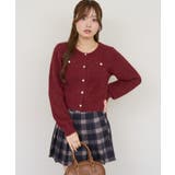 ラメフェザーゴールドボタンカーディガン | NICE CLAUP / OLIVE des OLIVE OUTLET | 詳細画像45