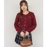 ラメフェザーゴールドボタンカーディガン | NICE CLAUP / OLIVE des OLIVE OUTLET | 詳細画像48