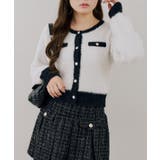 ラメフェザーゴールドボタンカーディガン | NICE CLAUP / OLIVE des OLIVE OUTLET | 詳細画像60