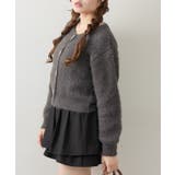 ラメフェザーリボンボタンカーディガン | NICE CLAUP / OLIVE des OLIVE　OUTLET | 詳細画像6 