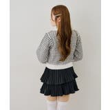 モールフェザーツイードカーディガン | NICE CLAUP / OLIVE des OLIVE OUTLET | 詳細画像5