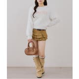 フェザーロゴ袖パールプルオーバー | NICE CLAUP / OLIVE des OLIVE　OUTLET | 詳細画像4 
