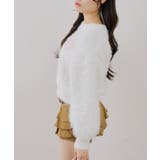 フェザーロゴ袖パールプルオーバー | NICE CLAUP / OLIVE des OLIVE　OUTLET | 詳細画像9 