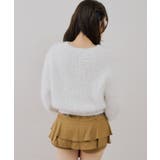 フェザーロゴ袖パールプルオーバー | NICE CLAUP / OLIVE des OLIVE　OUTLET | 詳細画像10 
