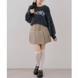 フェザーロゴ袖パールプルオーバー | NICE CLAUP / OLIVE des OLIVE　OUTLET | 詳細画像12 